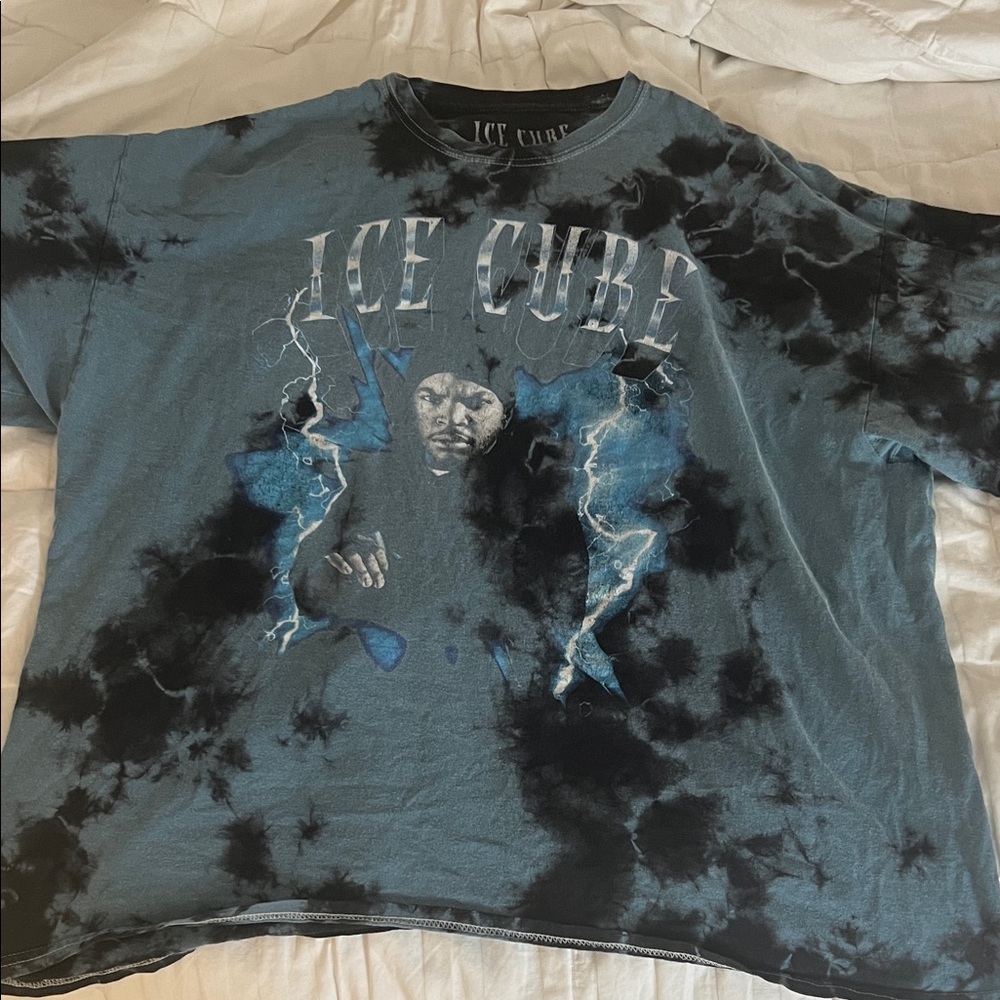 Urban Outfitters Ice Cube Graphic Tie-Dye T-Shirt
